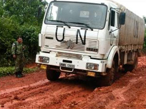 Glory for the country of providing UN trucks 